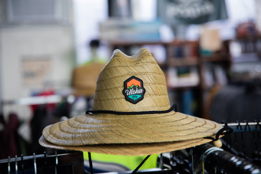 Uloha Embroidered Straw Hat