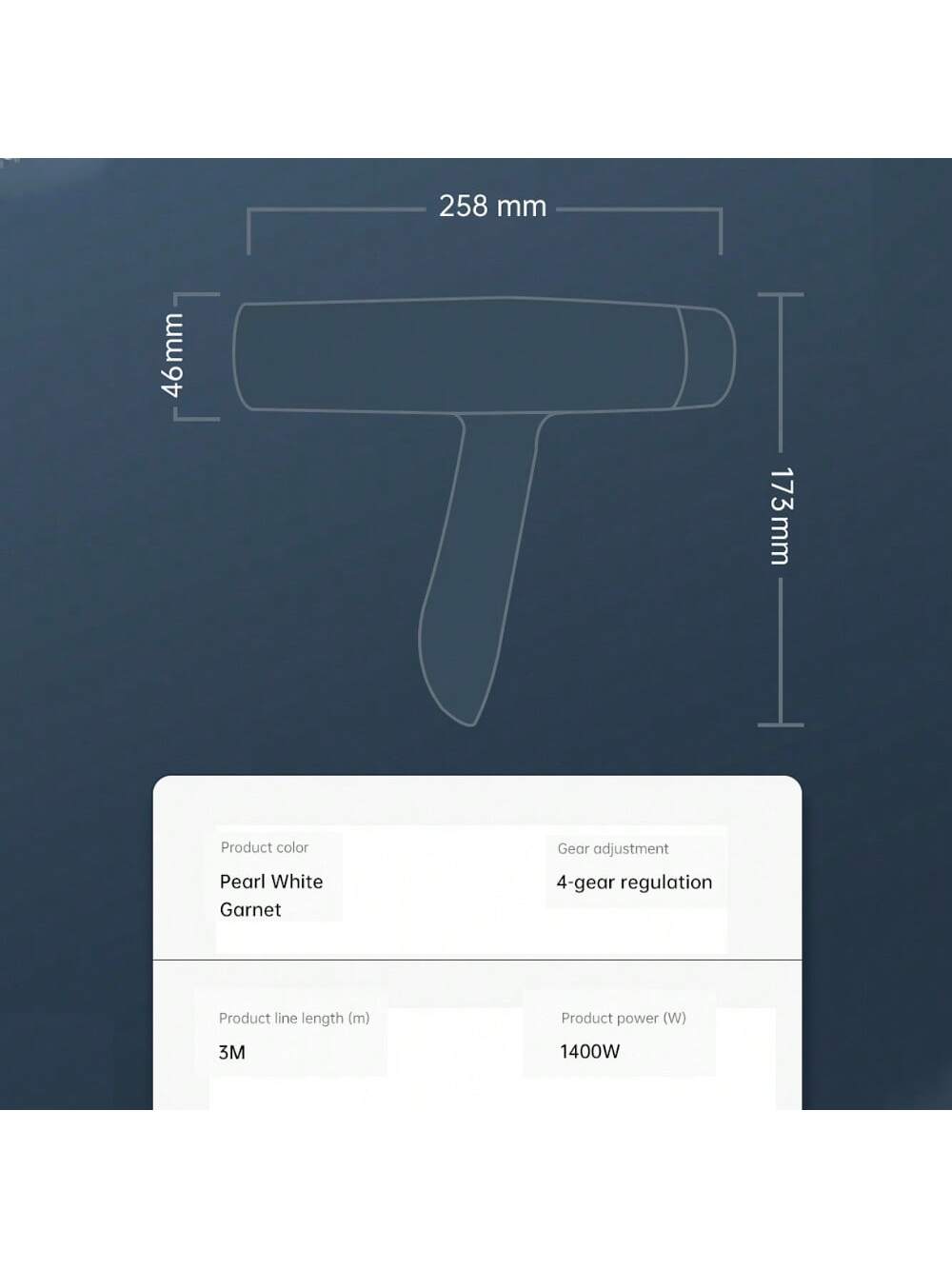 Black 110000rpm High Speed Negative Ion Hair Dryer With Intelligent Temperature Control Lcd Display, Quieter & Super Light Design, 200 Million Negative Ions Protection For Quick Drying And Hair Care