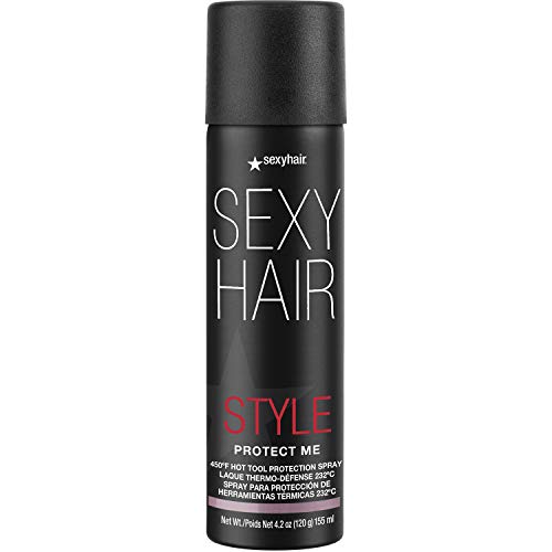 SexyHair Style Protect Me Hot Tool Protection Spray, 4.2 Oz | Thermal Protection | Up to 78% Breakage Reduction | Light Hold