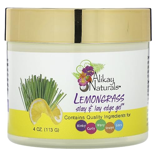 Alikay Naturals Lemongrass Stay & Lay Edge Gel 4 oz