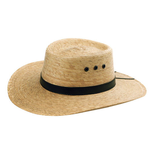 Angel Eyes Wide Brim Hat Handmade from 100% Oaxacan Coconut Palm Leaves - Coconut Milk