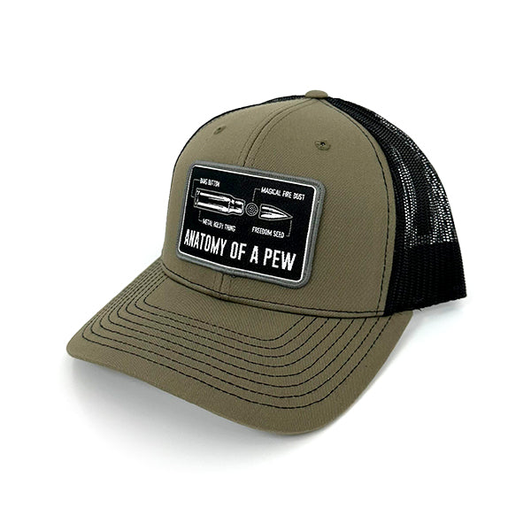 Anatomy Of A Pew Woven Patch Hat