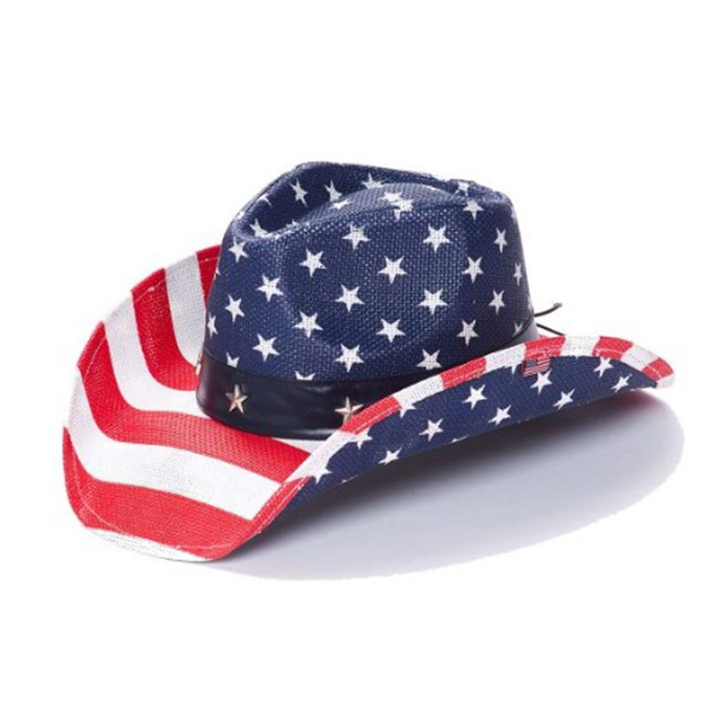 American Flag Toyo Straw Hat