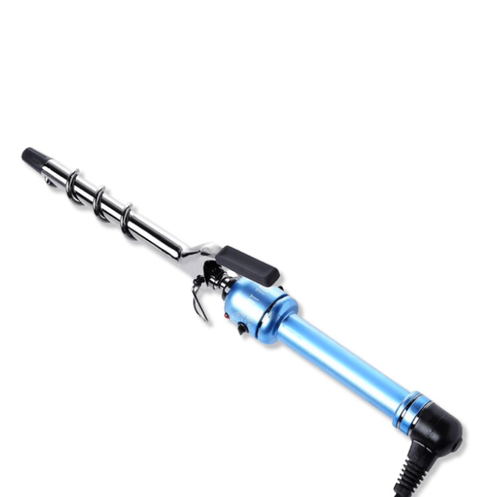 Blue Ice Titanium Coil Spring Curling Iron