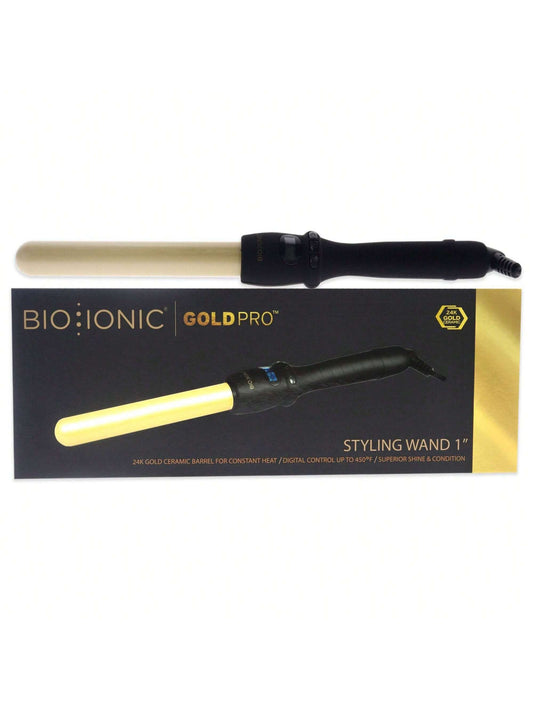 Bio Ionic BIO IONIC Gold Pro Styling Wand - Z-GPT-CW-1.0 by Bio Ionic for Women - 1 Inch Curling Iron