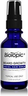 Biotopic Beard Growth Serum, Grow Your Beard Thicker, 1 Ounce