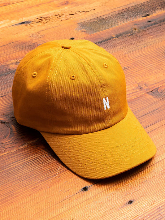 Twill Sports Cap in Rufous Orange