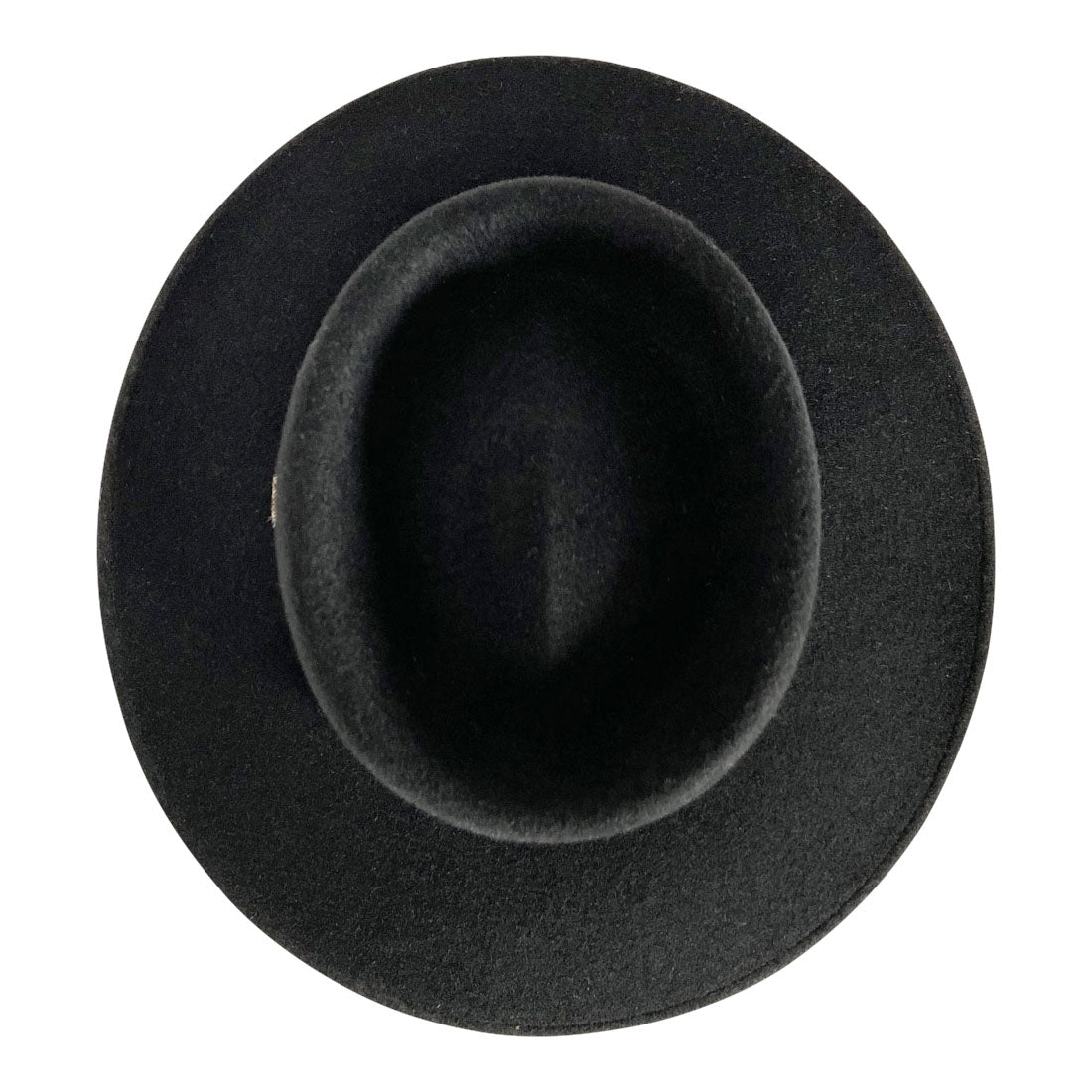 Angel Eyes Wide Brim Hat Handmade from Oaxacan Sheep's Wool - Black