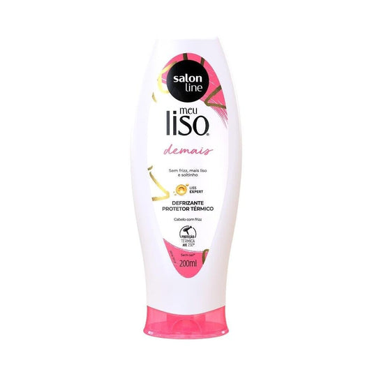 Salon Line - Linha Meu Liso (Liso Demais) - Desfrizzante Protetor Termico 200 Ml - (My Straight (Too Smooth) Collection - Defrizzing Thermal Protector 6.76 Fl Oz)