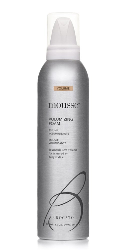 Brocato Mousse Volumizing Foam by Beautopia Hair: Natural Volume Soft Styling Foam for Curly and Textured Hair - 8.5 oz
