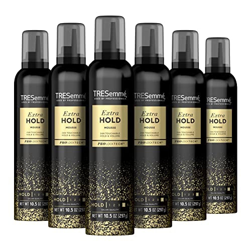 TRESemmé Extra Hold Volumizing Mousse Pack of 6 For All-Day Humidity Resistance 10.5 oz