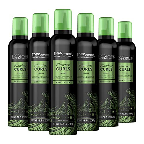 TRESemmé Flawless Curls Pack of 6 Nourishing Mousse With Coconut and Avocado Oil 10.5 oz