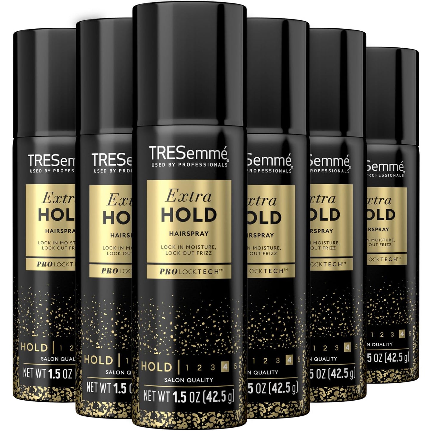 Tresemme Hair Spray Set - Tres Two Extra Firm Control, Aerosol Travel Size Hairspray for Women, Anti-Frizz Hair Products, Anti-Humidity Spray for Hair, Travel Size Hair Products, 1.5 Oz (Pack of 6)