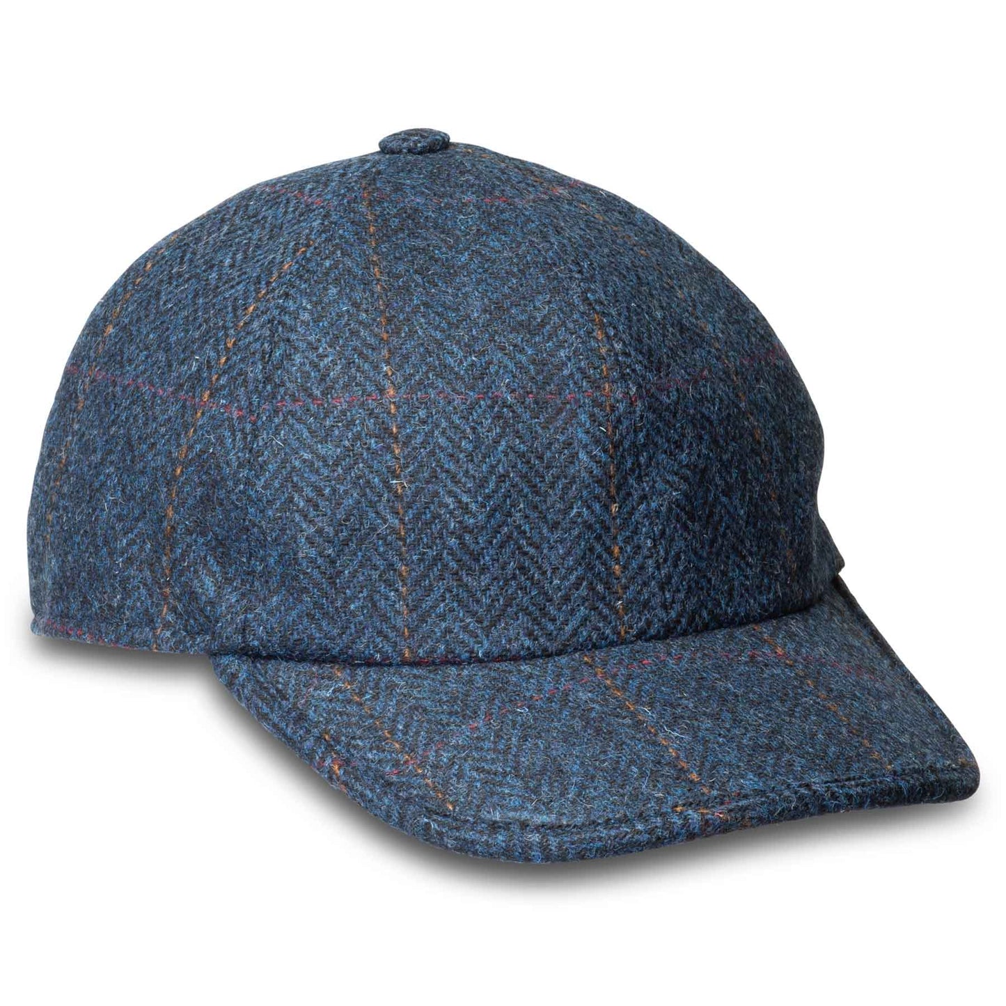 Blue Plaid Baseball Cap
