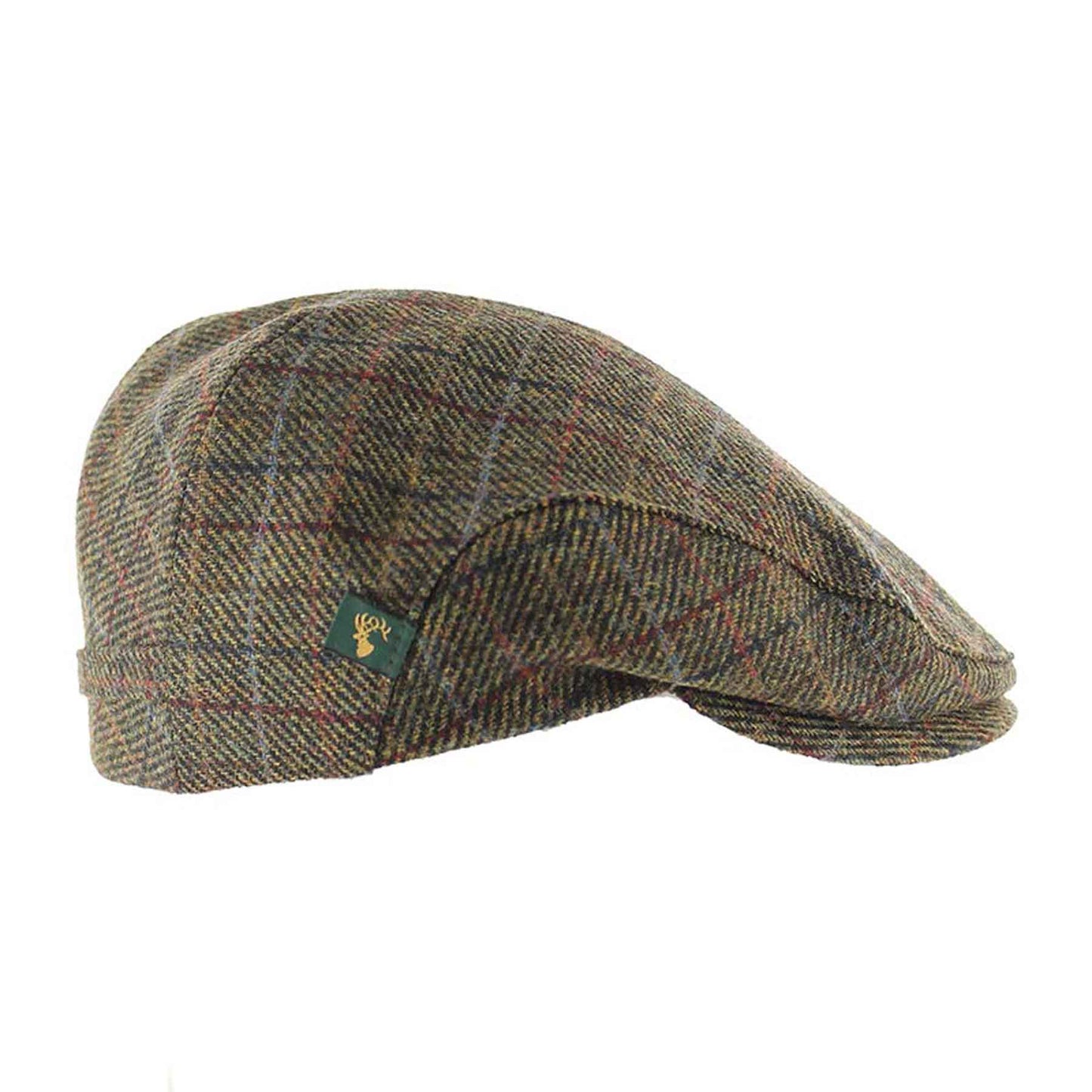 Blue Green Plaid Trinity Cap