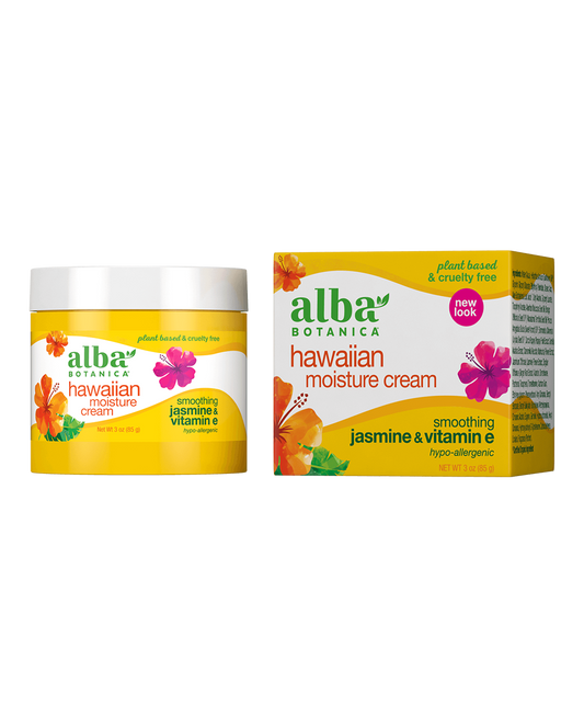 Alba Botanica Hawaiian Moisture Cream, Jasmine & E