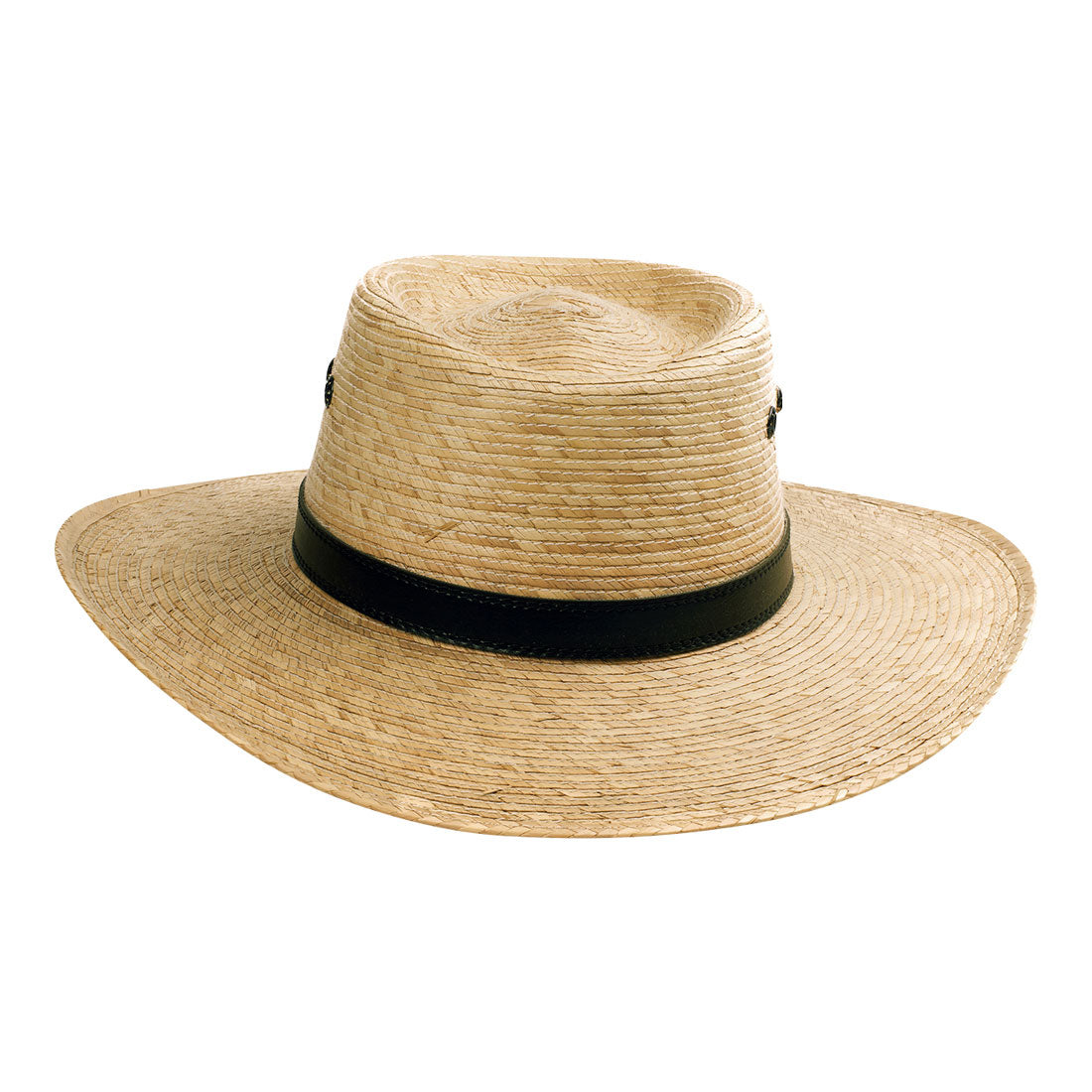 Angel Eyes Wide Brim Hat Handmade from 100% Oaxacan Coconut Palm Leaves - Coconut Milk