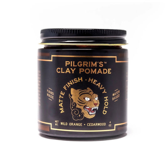 Brooklyn Grooming Pilgrim's Clay Pomade Wild Orange & Cedarwood
