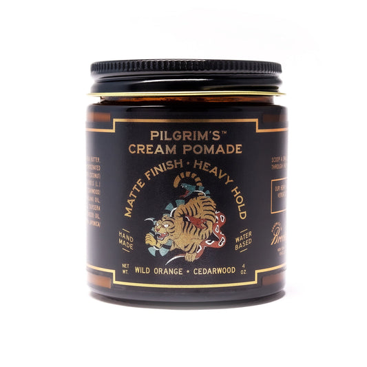 Brooklyn Grooming Pilgrim's Matte Cream Pomade Wild Orange & Cedarwood