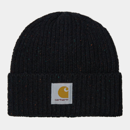 Carhartt WIP Mens Anglistic Beanie - Speckled Black