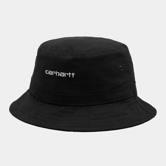 Carhartt WIP Unisex Script Bucket Hat - Black