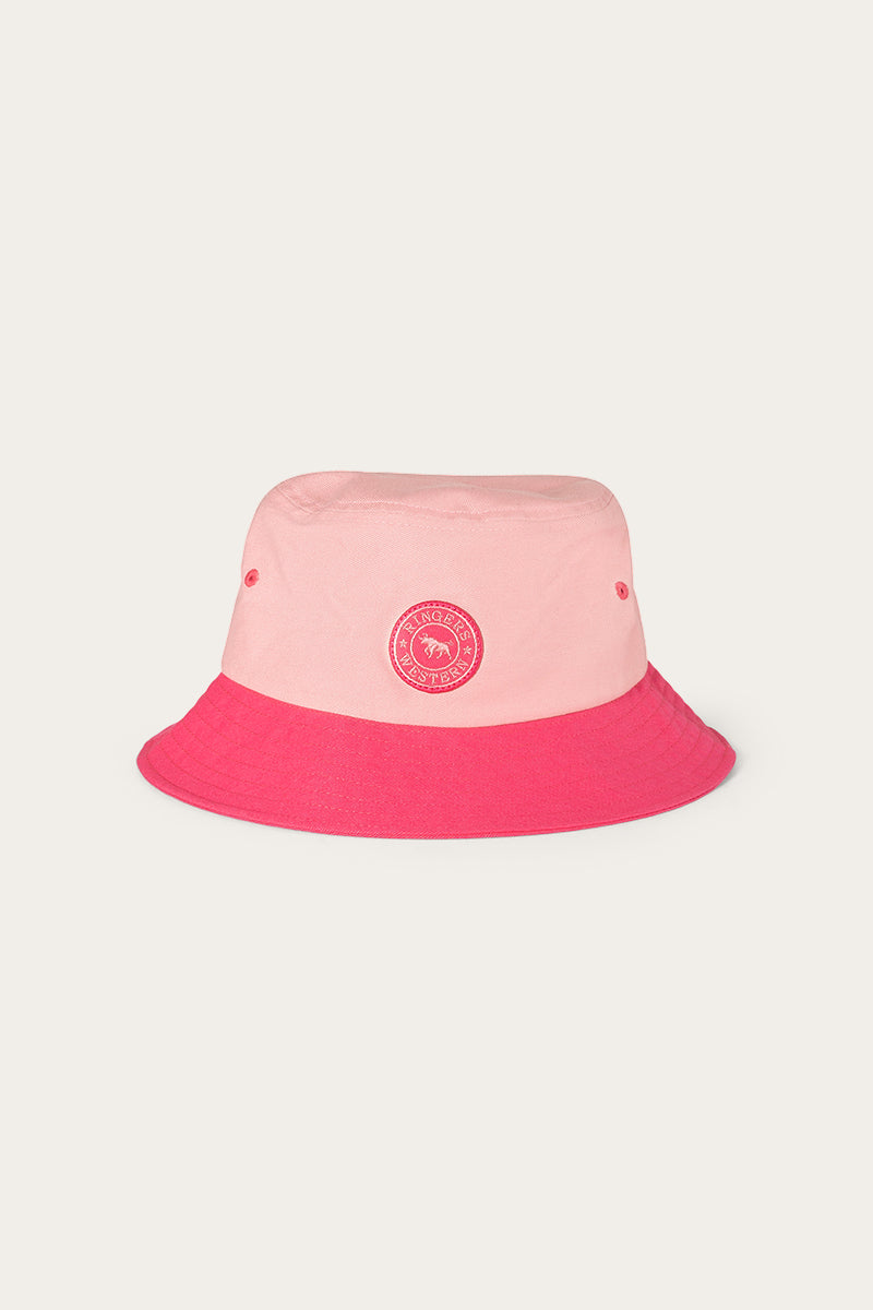 Albury Kids Bucket Hat - Raspberry