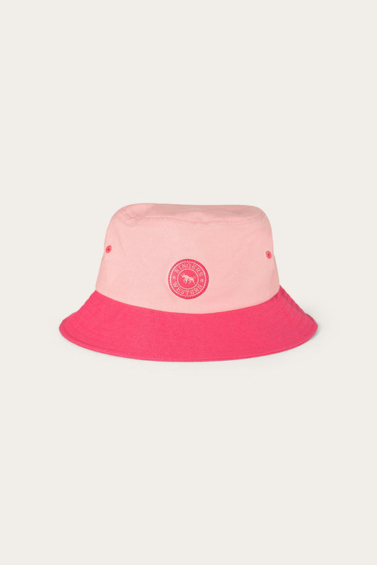 Albury Kids Bucket Hat - Raspberry