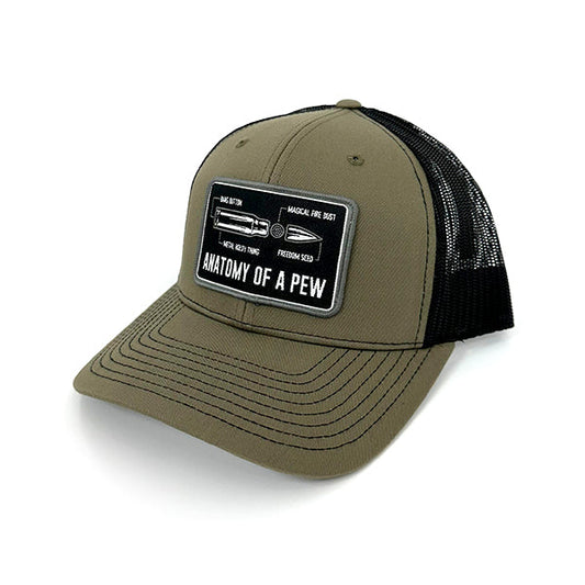 Anatomy Of A Pew Woven Patch Hat