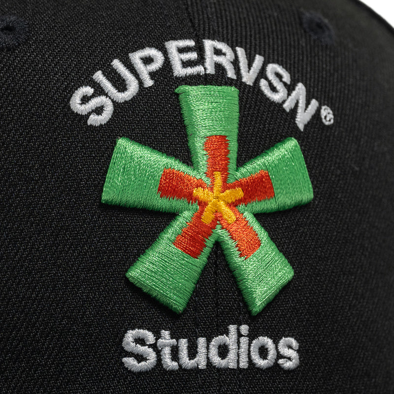 Supervsn x New Era Starburst Fitted Hat - Black