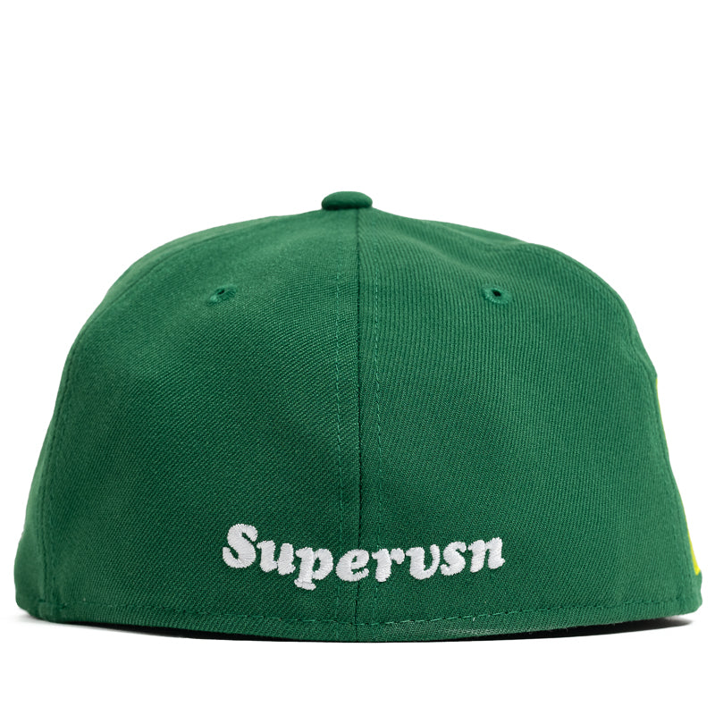 Supervsn x New Era Starburst Fitted Hat - Green