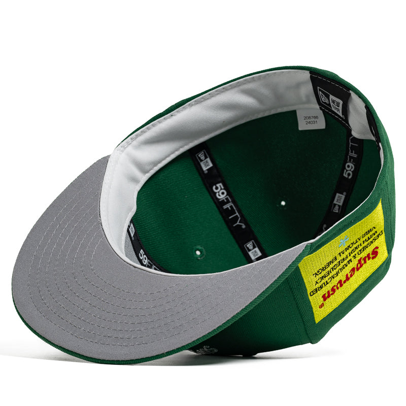 Supervsn x New Era Starburst Fitted Hat - Green