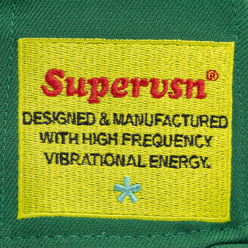 Supervsn x New Era Starburst Fitted Hat - Green