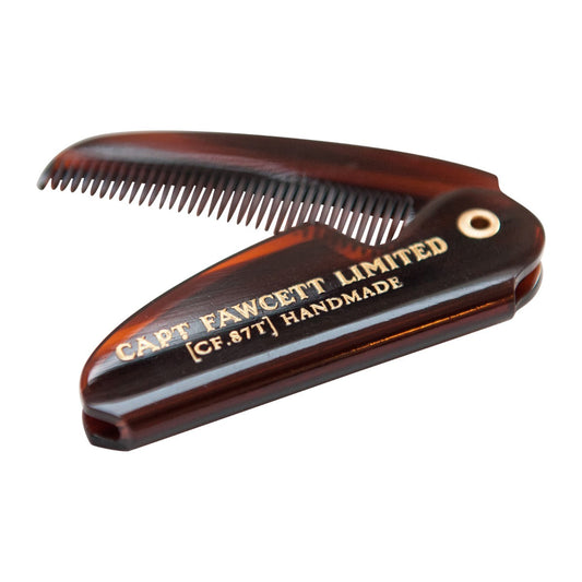 Captain Fawcett's Folding Pocket Moustache Comb